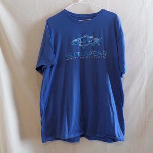 Cabela’s Blue Guidewear Performance Fishing Apparel T-Shirt – Size XL